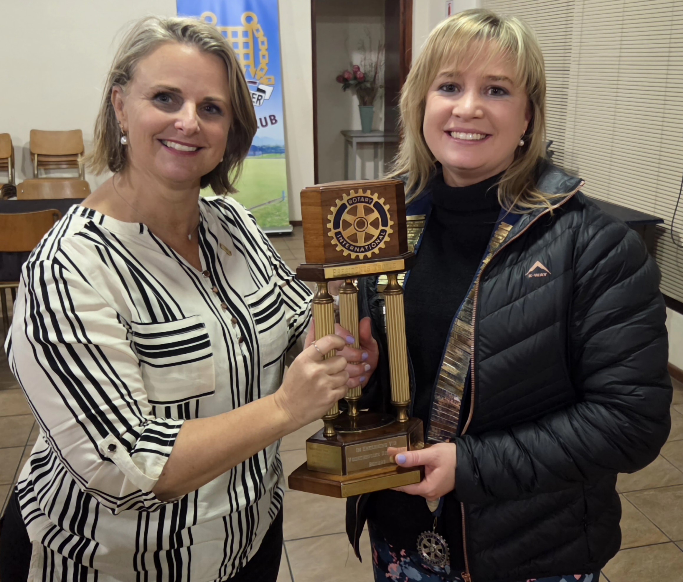 Rotarian of the Year Rt Marcelle van Speyk