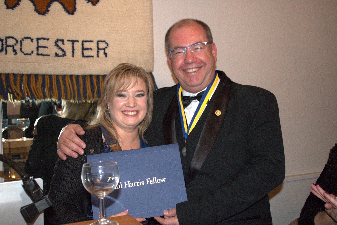 Paul Harris Award Rt André Pretorius